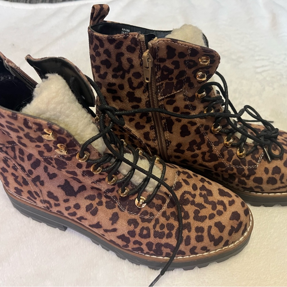 Leopard Print Women's Boots